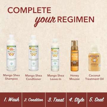 Ultra Moisturizing Mango & Shea Butter Shampoo for Dry Hair