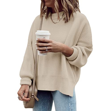 Trendy Oversized Pullover Sweater for Women