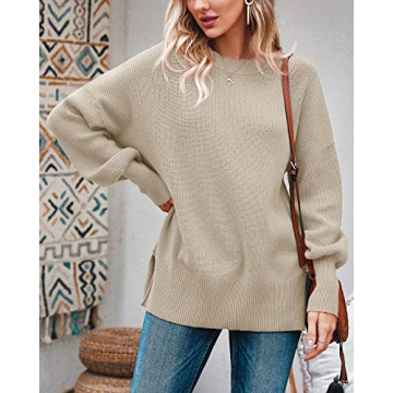 Trendy Oversized Pullover Sweater for Women