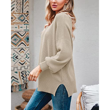 Trendy Oversized Pullover Sweater for Women