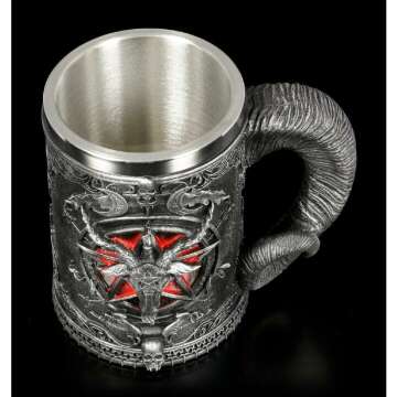 Baphomet Beer Mug - Unique Medieval Home Decor