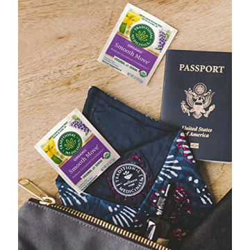 Traditional Medicine Smooth Move Laxative Tea 16 Count Tea Bags Pack of 2
