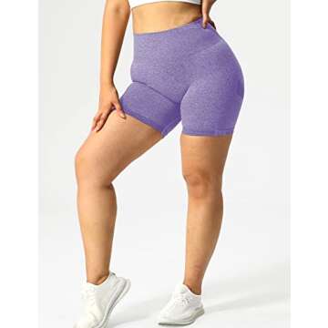 Women’s Workout Shorts Scrunch Butt Seamless High Waist