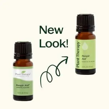 Plant Therapy Respir Aid Essential Oil Blend 30 mL (1 oz) 100% Pure, Undiluted, Natural Aromatherapy, Therapeutic Grade