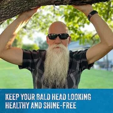 Mountaineer Brand Ultimate Bald Head Care Gifts Bundle For Men | All Natural 5 Step Skin Care for Healthy Scalp & Face | Exfoliate Scrub | Cleanse Wash | Shine Away | Moisturizing Balm | Detox