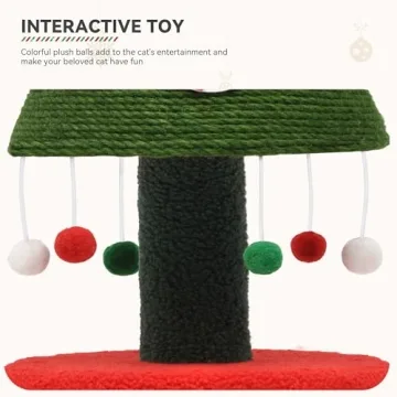 YITAHOME Christmas Cat Tree Tower - 32" Indoor Fun