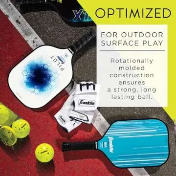 Franklin Sports X-40 Outdoor Pickleballs - 36 Pack Bulk Set