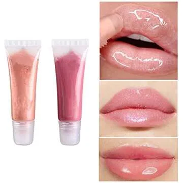 BlingKingdom 6pcs Refillable Lip Gloss Tubes for Travel