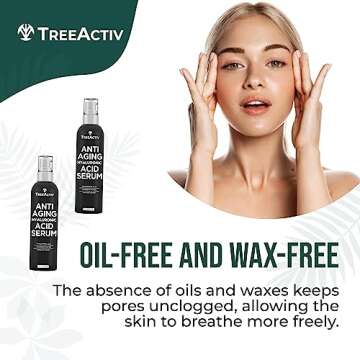 Anti-Aging Hyaluronic Acid Serum for Face 2 oz, Hydrating Wrinkle Repair Serum for Skin Care, Pure H...