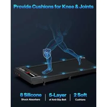 WELLFIT Incline Walking Pad: Smart Treadmill for Home