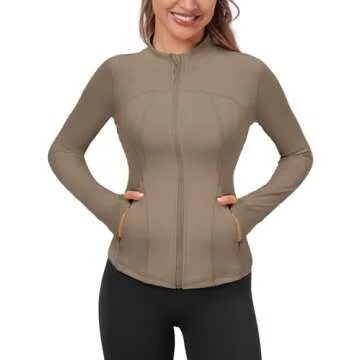 VUTRU Athletic Jacket with Pockets - Stylish Workout Top