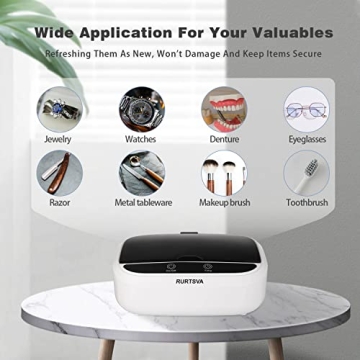 Ultrasonic Jewelry Cleaner 550ML Portable Sonic Tool