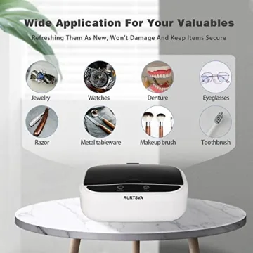 Ultrasonic Jewelry Cleaner 550ML Portable Sonic Tool