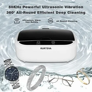 Ultrasonic Jewelry Cleaner 550ML Portable Sonic Tool
