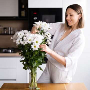 Devilfire 12Pcs Glass Cylinder vases for Centerpieces, 6 Inches Tall Flower Vases Wedding Decorations,Bulk Cylinder Flower& Plant Vases,Hurricane Candle Holder for Table Shelf, Party.