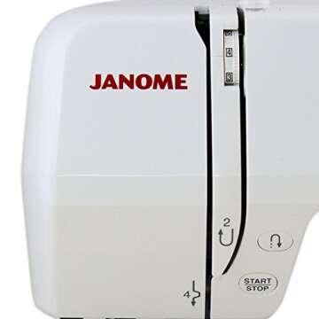 Janome DC1050 Computerized Sewing Machine Bundle with Bonus Tote Bag