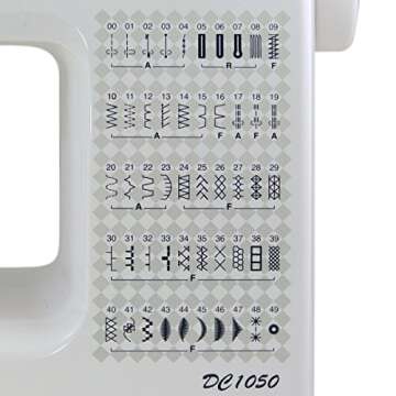 Janome DC1050 Computerized Sewing Machine Bundle with Bonus Tote Bag