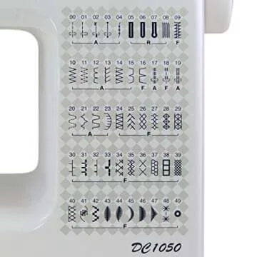 Janome DC1050 Computerized Sewing Machine Bundle with Bonus Tote Bag