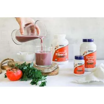 NOW Foods Supplements, Psyllium Husk Powder, Non-GMO Project Verified, Soluble Fiber, 12-Ounce