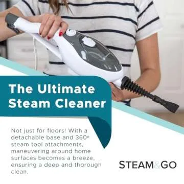 Steam and Go 10-in-1 Steam Mop for Versatile Cleaning