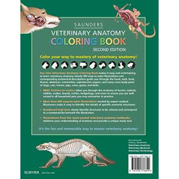 Veterinary Anatomy Coloring Book
