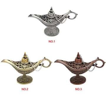 Xuanhemen Retro Zinc Alloy Magic Lamps - Incense Burner Gift
