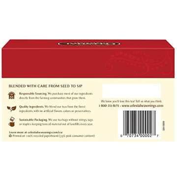 Celestial Seasonings Red Zinger Herbal Tea - Refreshing Caffeine-Free Drink