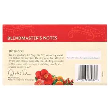 Celestial Seasonings Red Zinger Herbal Tea - Caffeine Free
