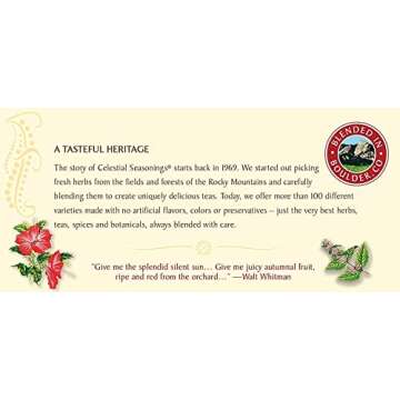 Celestial Seasonings Red Zinger Herbal Tea - Caffeine Free