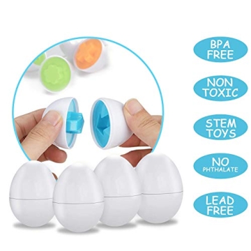 Educational Color Matching Egg Set for Toddlers Easter Gift