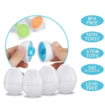 Educational Color Matching Egg Set for Toddlers Easter Gift