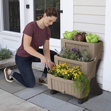 Simplay3 3-Level Multi Tiered Planter for Versatile Gardening