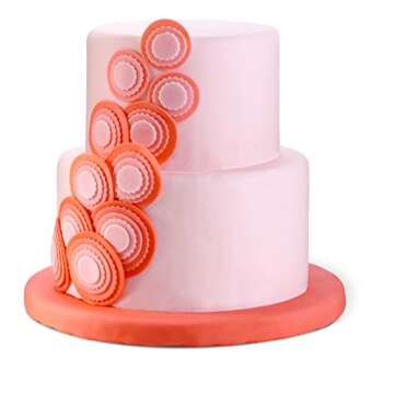 Wilton 6-Piece Nesting Fondant Double Sided Cut Out Cutters, Round