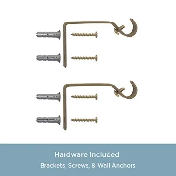 Kenney Davenport 1/2" Petite Café Curtain Rod for Small Windows