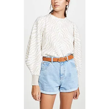 Lizzie Fortunato Women's Wide Georgia Belt in Tan for Elegance