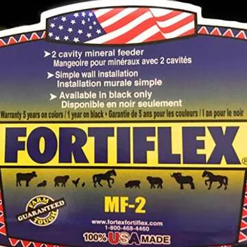 Fortiflex Durable Mineral Feeder for Livestock Care
