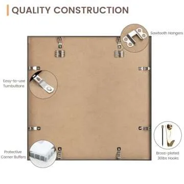 Elegant Fun Memories 20x20 Black Frame for Every Occasion