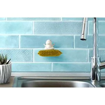 Peleg Design Yogi Sponge Holder - Adorable & Practical Kitchen Aid