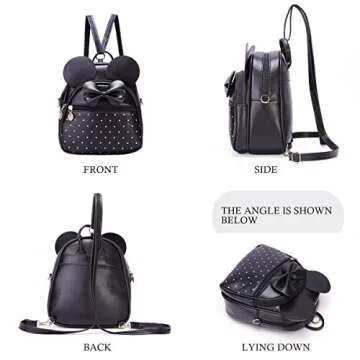 Stylish Girls Bowknot Mini Backpack for Everyday Use