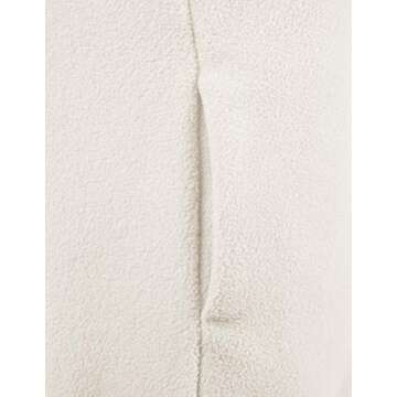 DOUBLJU Soft Polar Fleece Jacket Full Zip Long Sleeve with Side Pocket Casual Basic Lightweight Coat for Women with Plus Size