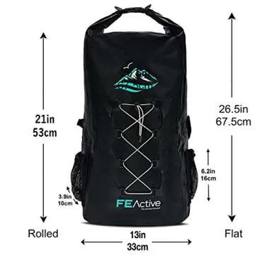 FE Active Dry Bag 30L Waterproof Backpack for All Sports