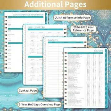 2024-2025 Planner - Academic Planner 2024-2025, Jul.2024 - Jun.2025, 8.5'' X 6.4'', Planner 2024-2025 Daily Weekly and Monthly, 12 Monthly Tabs