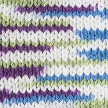 Bernat Handicrafter Cotton Yarn, Gauge 4 Medium Worsted, Fruit Punch