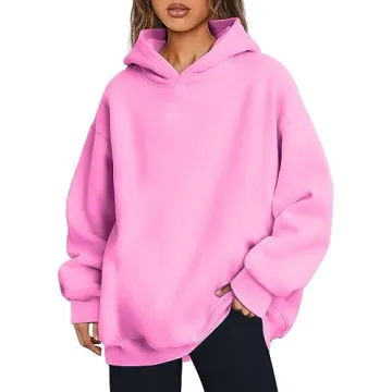 Trendy Queen Womens Oversized Hoodies - Cozy Fleece Pullover for Fall/Winter