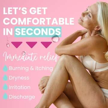 Hydro GYN Vaginal Moisturizer | Long Lasting for Vaginal Dryness & Irritation | Hyaluronic Acid & Vi...