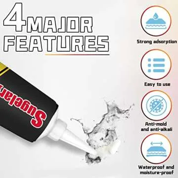 Spackle Wall Repair Kit with Scraper, Self-Adhesive Non-Toxic Dry Wall Repair Kit, Wall Mending Agent Quick, and Easy Solution to Fill The Holes for Home Wall