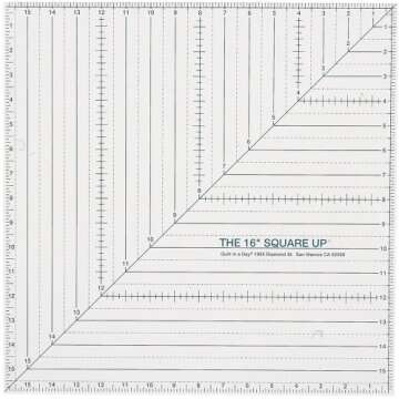 Quilt In A Day Square Up Ruler - Precision Cutting Tool for Quilters
