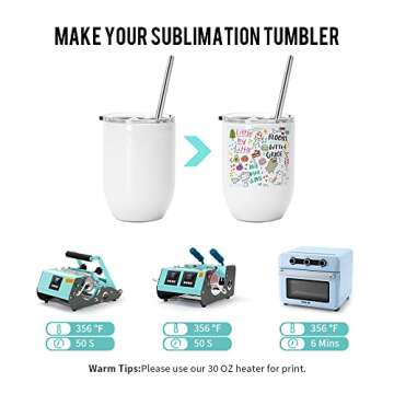 Customizable PYD Life Sublimation Wine Tumblers 15 OZ