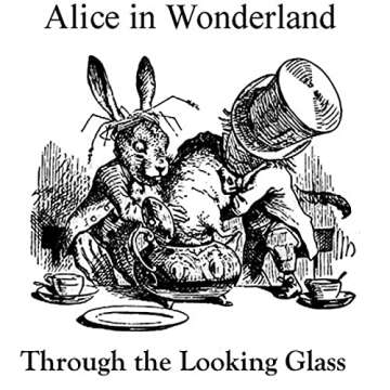 Alice in Wonderland Classic Book with Illustrations and Bookmark