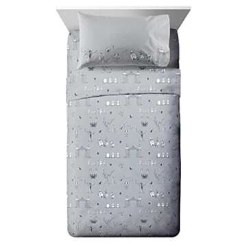 Jay Franco Haunted Mansion Twin Bed Set for Kids - Magical Comfort